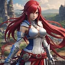 Ultra-Detailed 5K Wallpapers of Erza Scarlet in Stunning Environments