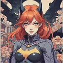 High-Definition Ukiyo-e Batgirl Anime Illustration - Fulgent AI