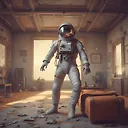 Exploring Surreal Art with Astronaut Cowboy and Dadaist Inspirations