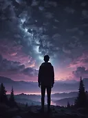 4K Super Ultra Detailed Night Sky Character Generator | Fulgent AI