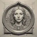 Explore Unique Immersive Art: Supernatural Psychic Silver Tray by Piet Mondrian