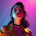 Stunning Fashion Illustration in Vibrant Colors | 4K Image Generator