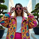 Futuristic Urban Streetwear Editorial in Tokyo Sunset | Fulgent AI