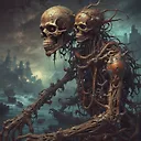 Explore Intricate and Detailed Concept Art in the Style of Zdzislaw Beksinski - Fulgent AI.