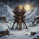 Unique Image Collection: Space Mercenary, Creature Design, Blender Model & More by Esao Andrews