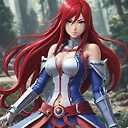Ultra-Detailed 5K Wallpapers of Erza Scarlet in Stunning Environments