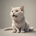 Stunning 3D Render of a Very Quiet Cat - Fulgent AI