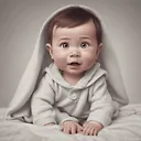 Adorable Baby Portrait in Pixar Style: Instantly Create Custom Images