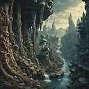 Explore Stunning 3D Art: Beautiful Athlete, Ethereal City & Horrifying Scenes by H.R. Giger