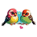 Adorable Love Birds: Stunning AI Image Generation at Fulgent AI