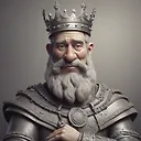Regal King Portrait in Pixar Style - Stunning AI Generated Art