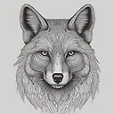 Stippling Fox Design with Cinematic Vibe | Vibrant Colors | Angry Eyes | Dark Background | Mowgli Inclusion