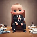 Boss Baby Google Pixar Style Portrait | Fulgent AI