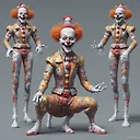 Fulgent AI: Carnival Clown, Sit-ups, Zbrush Sculpt & More - Gustave Klimt Inspired Designs