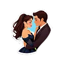 Romantic Couple Embracing in Beautiful Setting | Fulgent AI