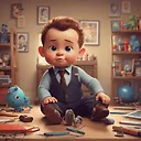 Fulgent AI: Create Stunning Baby Boss Pixar-Style Portrait