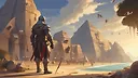 Fantasy Knight in Slippers: Makoto Shinkai's Pastel Art Mural