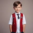 Adorable Young Student in School Uniform - Fulgent AI