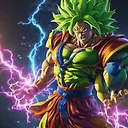Dragon Ball Z Broly 4K Super Resolution 3D Wallpaper - Ultra Detailed Artwork