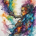 Mastering the Google Battle: Alcohol Ink and Conceptual Art Painting