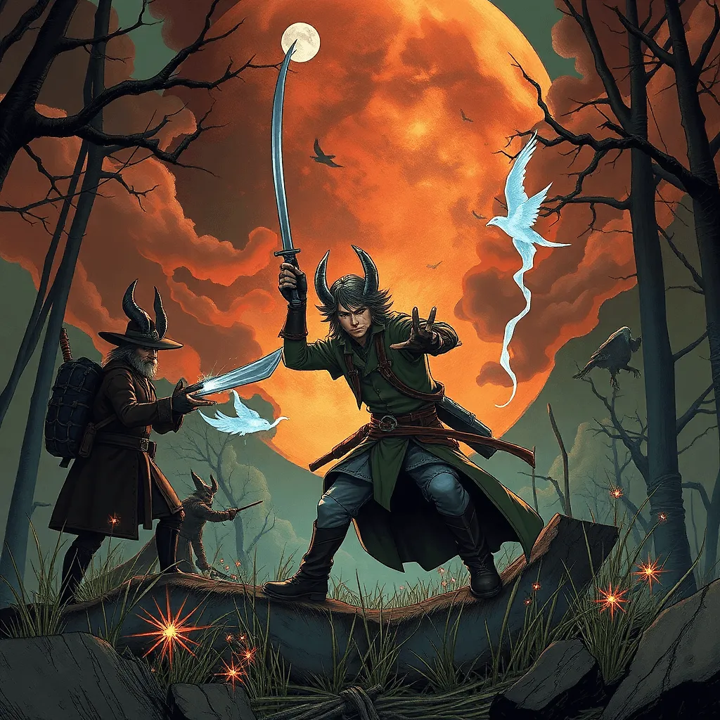 Fulgent AI: Unique 4K Supernatural Hunter Art in Ghibli Style