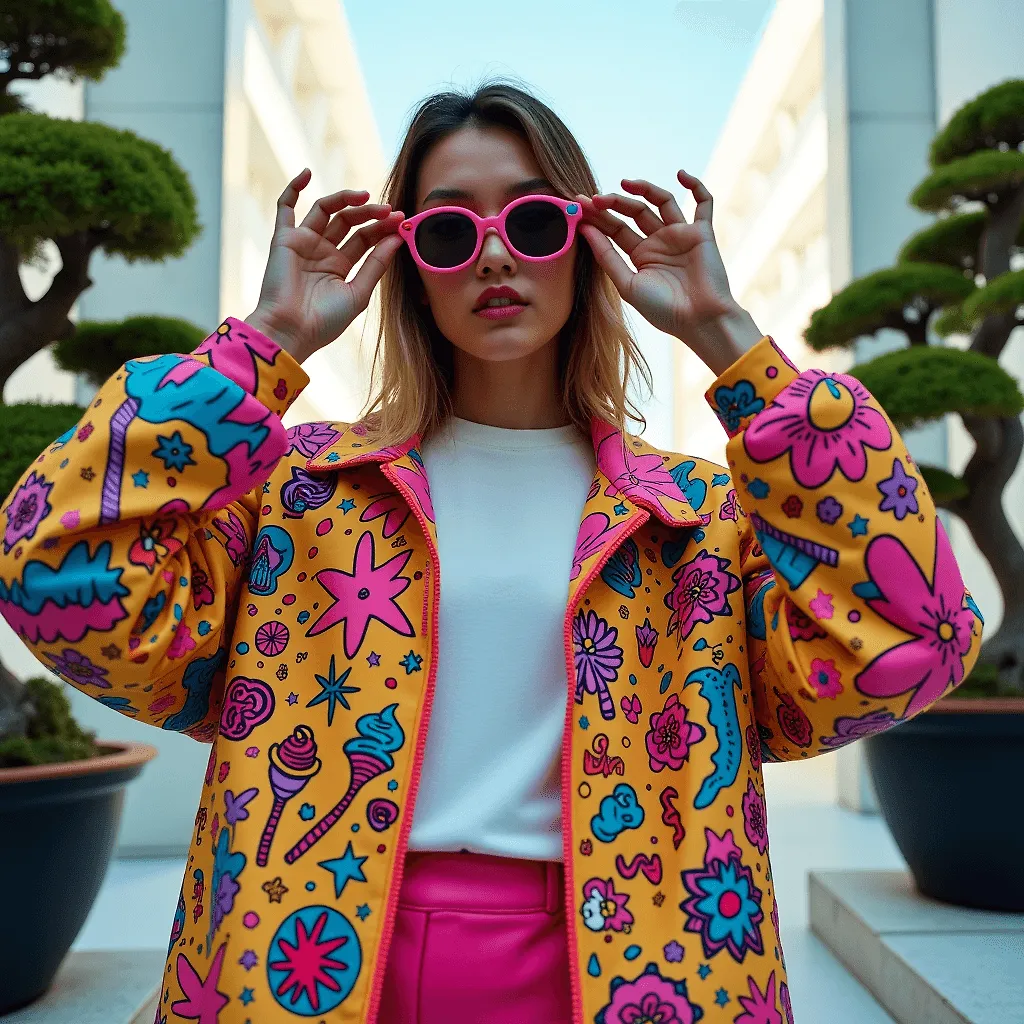 Futuristic Urban Streetwear Editorial in Tokyo Sunset | Fulgent AI