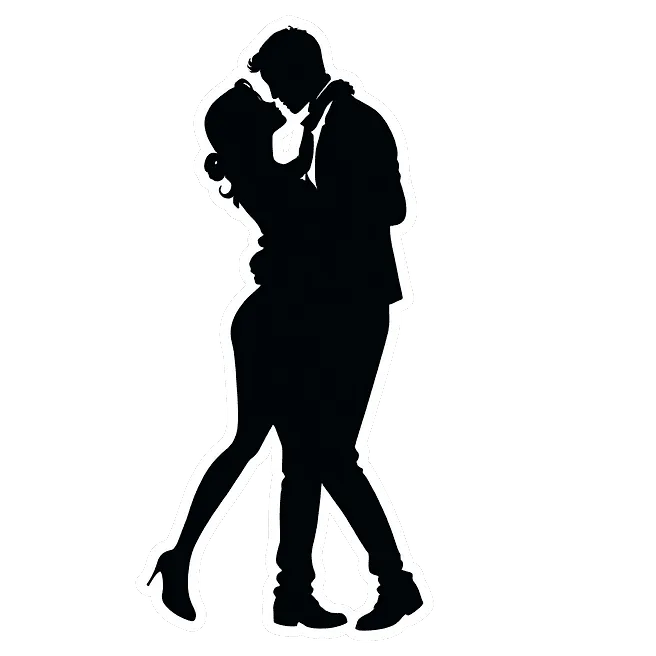 Romantic Couple Embracing in Beautiful Setting | Fulgent AI