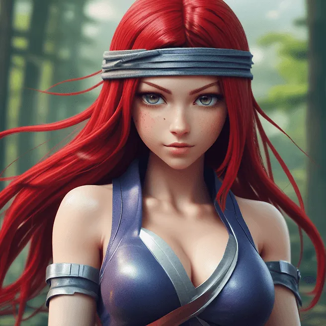 Realistic Erza Scarlet 5K Wallpaper: Detailed Character & Environment Image