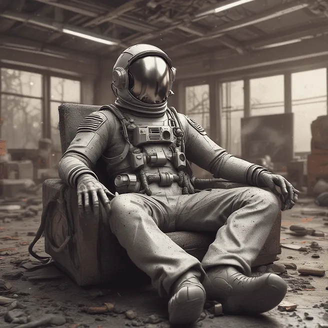 Exploring Surreal Art with Astronaut Cowboy and Dadaist Inspirations