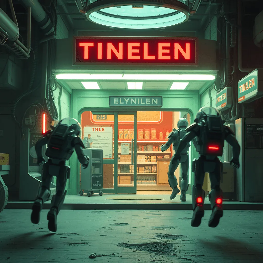 Futuristic Cinematic Action Scene in Lunar City - Elysium Style | Fulgent AI