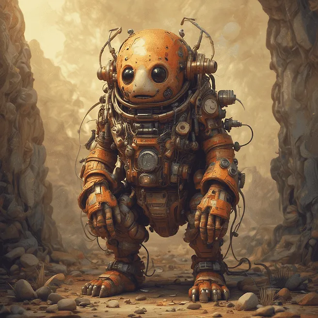Creative Art Process: Tank Suit Instrument Clenching Sculpt by Ten Hundred